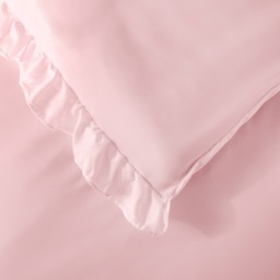 OHS Frill Edge Duvet Cover Set, Blush - Double - thumbnail 5
