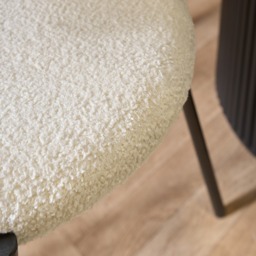 OHS Boucle Dining Chair - Cream - thumbnail 4
