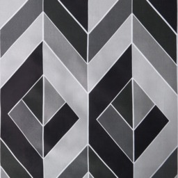 OHS Abstract Chevron Duvet Cover Set, Grey - Double - thumbnail 5