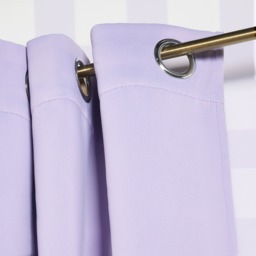 OHS Eyelet Blackout Curtains - Lilac 66 x 72in - thumbnail 2