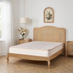 OHS Extra Comfort Memory Foam Spring Mattress, White/Natural Trim - Double - thumbnail 2