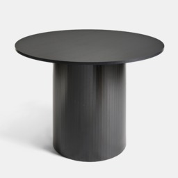 OHS Madison Ribbed Dining Table - Black - thumbnail 4
