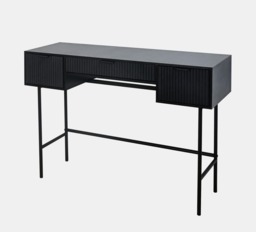 OHS Ribbed Dressing Table - Black - thumbnail 4
