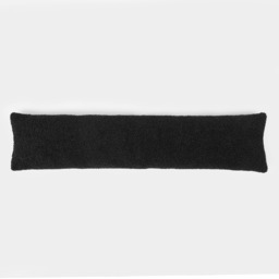 OHS Bouclé Draught Excluder - Black - thumbnail 4