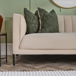 OHS Cable Knit Cushion Covers, Woodland Green - 45 x 45cm - thumbnail 1