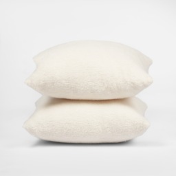OHS 2 Pack Boucle Cushion Covers - Cream - thumbnail 4