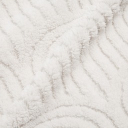 OHS Tufted Arches Teddy Fleece Throw, Stone - 180 x 200cm - thumbnail 4