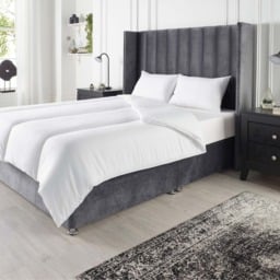 OHS Soft Like Down 4.5 Tog Duvet, White - King - thumbnail 1