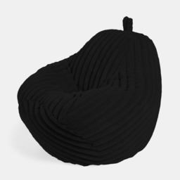 OHS Adults Ribbed Bean Bag - Black - thumbnail 4