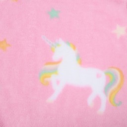 OHS Kids Unicorn Printed Wearable Blanket - Pink - thumbnail 4