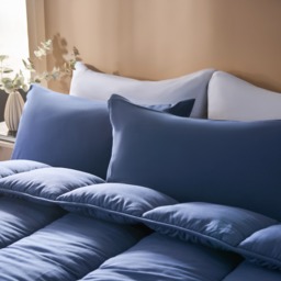 OHS Coverless 10.5 Tog Duvet Set, Navy - Single - thumbnail 3