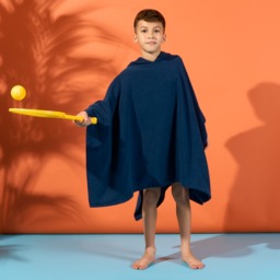 OHS Kids Poncho Towel - Navy - thumbnail 2