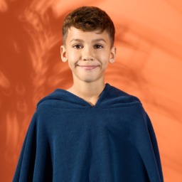 OHS Kids Poncho Towel - Navy - thumbnail 5