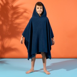 OHS Kids Poncho Towel - Navy - thumbnail 1