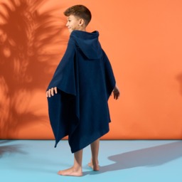 OHS Kids Poncho Towel - Navy - thumbnail 4
