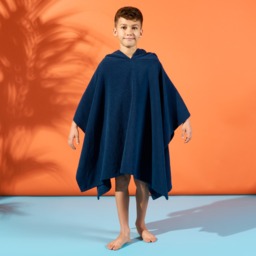 OHS Kids Poncho Towel - Navy - thumbnail 3
