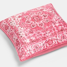 OHS Vintage Printed Cushion Covers, Hot Pink - 45 x 45cm - thumbnail 5
