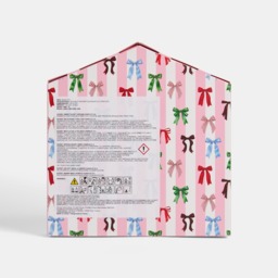 OHS Bow Print Tealight Advent Calendar - Pink/White - thumbnail 2