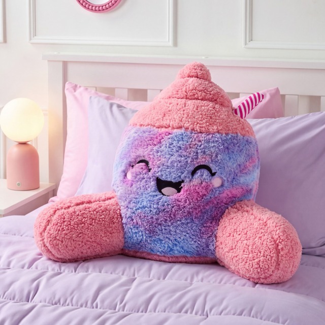 OHS Frosty The Milkshake Cuddle Cushion - Pink - image 1