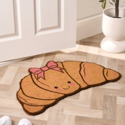 OHS Bow Croissant Shaped Coir Mat - Natural - thumbnail 1