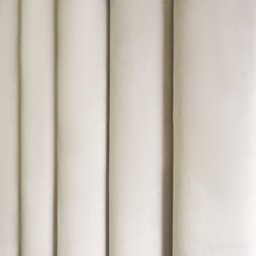 OHS Piped Edge Velvet Curtains, Grey - 66 x 72in - thumbnail 2