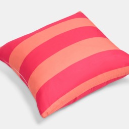 OHS Indoor/Outdoor Stripe Print Cushion Covers, Orange/Pink - 45 x 45cm - thumbnail 4
