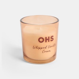 OHS Whipped Vanilla Cream Scented Glass Candle  - Natural - thumbnail 3