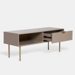 OHS Ribbed Coffee Table With Drawer -  Natural - thumbnail 5