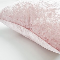 OHS Crushed Velvet Cushion Covers - Blush - thumbnail 2