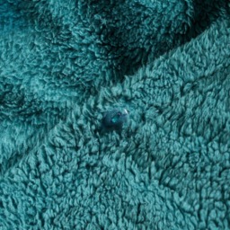 OHS Teddy Fleece Duvet Cover Set, Teal - Double - thumbnail 5