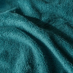 OHS Teddy Fleece Duvet Cover Set, Teal - Double - thumbnail 4