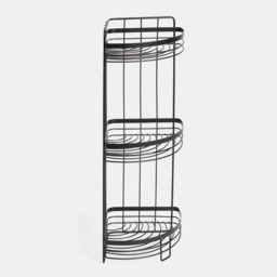 OHS Wire Corner 3-Tier Bathroom Caddy - Black - thumbnail 4