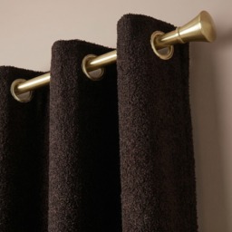 OHS Bouclé Eyelet Blackout Curtains, Brown - 90x90in - thumbnail 4