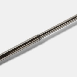 OHS 16mm Extendable Crystal Ball Curtain Pole, Gun Metal - 120-220cm - thumbnail 3
