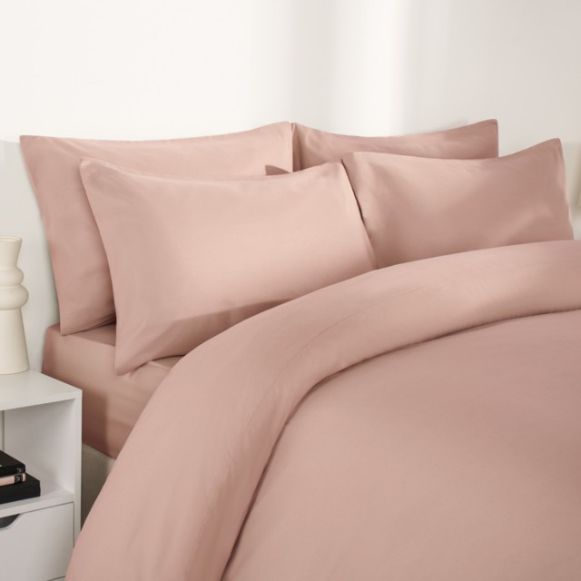 OHS 2 Pack Plain Dyed Housewife Pillowcases - Blush - image 1