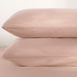 OHS 2 Pack Plain Dyed Housewife Pillowcases - Blush - thumbnail 5