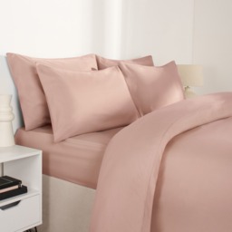 OHS 2 Pack Plain Dyed Housewife Pillowcases - Blush - thumbnail 2