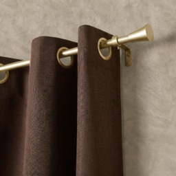 OHS Woven Texture Blackout Curtains, Brown - 46x72in - thumbnail 4