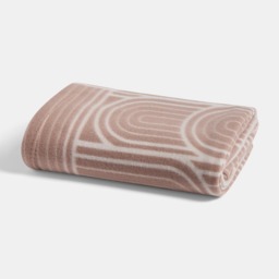 OHS Arches Fleece Throw - Natural - thumbnail 2