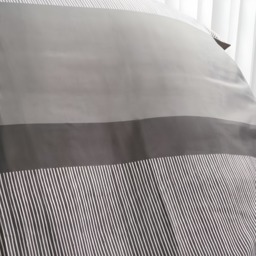 OHS Multi Stripe Duvet Set, Grey - Single - thumbnail 4