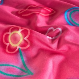 OHS Neon Lights Duvet Cover Set, Magenta - Double - thumbnail 5