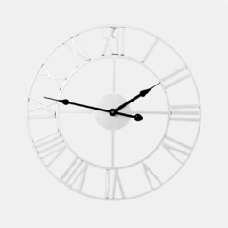 OHS Small Skeleton Wall Clock - Silver - thumbnail 3