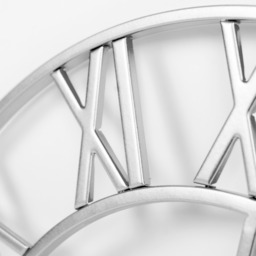 OHS Small Skeleton Wall Clock - Silver - thumbnail 5
