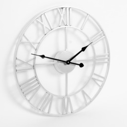 OHS Small Skeleton Wall Clock - Silver - thumbnail 4