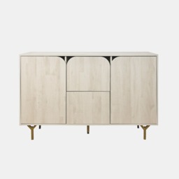 OHS Modern Curved Drawer Sideboard - Stone Wash - thumbnail 2
