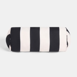OHS Stripe Print Indoor/Outdoor Bolster Pillow - Monochrome - thumbnail 4
