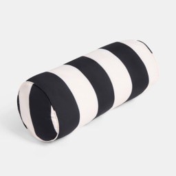 OHS Stripe Print Indoor/Outdoor Bolster Pillow - Monochrome - thumbnail 5