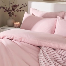 OHS Plain Duvet Cover Set, Blush Pink - King - thumbnail 2