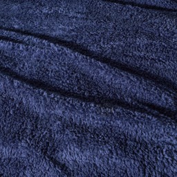 OHS Teddy Fleece Duvet Cover Set, Navy - Single - thumbnail 4