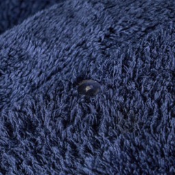 OHS Teddy Fleece Duvet Cover Set, Navy - Single - thumbnail 5